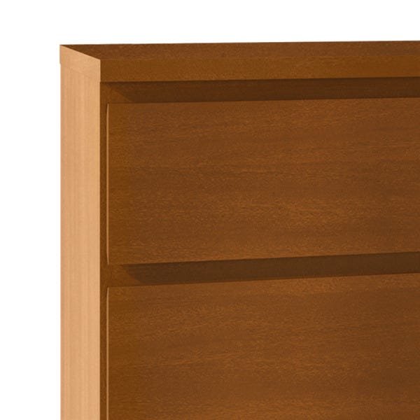 Mesa de Cabeceira Alicante com 3 Gavetas 100% Mdf Champanhe - 6