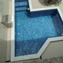 Ver mais imagens de Borda Atérmica Piscina 50x25x1,5cm Malibu Cinza - Areia de Quartzo Ind. Cimentícia