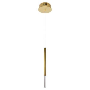 Pendente Petra LED 2W Cristal Bella Iluminação OC001S St1967