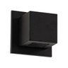 Arandela Box Cubo Pequena 1 Facho PRETO Parede Muro St1319 - 4