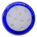 Ver imagem 1 de Luminária Piscina Azul Led Ø80mm 9w Luz Branco Frio + Fonte St1855