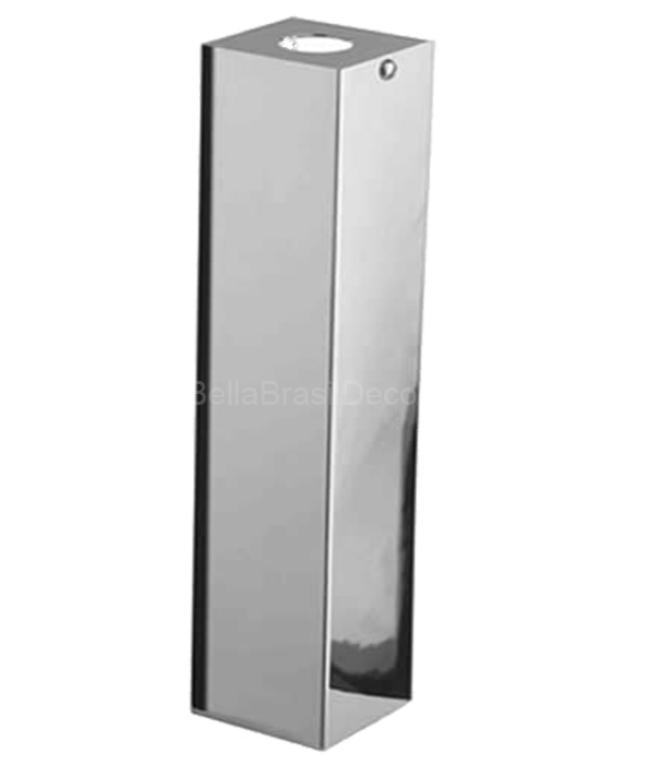 Capa De Sifao Quadrada Em Inox - 40cm - 1