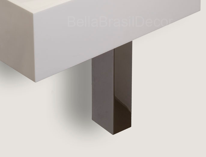 Capa De Sifao Quadrada Em Inox - 40cm - 2