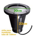 Ver imagem 2 de Embutido de Solo Refletor com Grade + Lâmpada Par38 14W Branco Frio St908