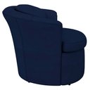 Ver imagem 6 de Kit 2 Poltronas Decorativas com Sapata de Plástico Granada Veludo Azul Marinho - Gran Belo