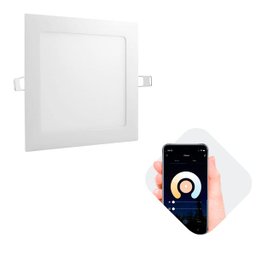 Painel Inteligente 18W LED Smart Wi-Fi Quadrada Embutir - 1