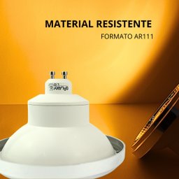 Lâmpada Led Ar111 12w 950lm Bivolt Luz Amarela Galaxy - 7