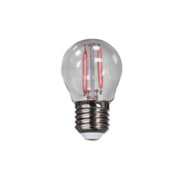 Lâmpada Led G45 Bolinha Filamento 2w Vermelho Bivolt - 1