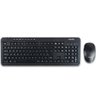Kit Teclado e Mouse sem Fio Recarregavel 2.4ghz Usb Preto Tc250 - 1