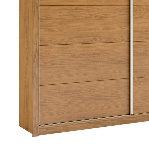 Guarda-Roupa Essence 243cm com 2 Portas de Correr MDF Louro - 8