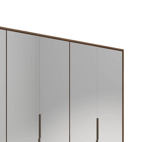 Guarda-Roupa Forbet 267cm com 6 Portas Espelhadas e 6 Gavetas Ambar - 3