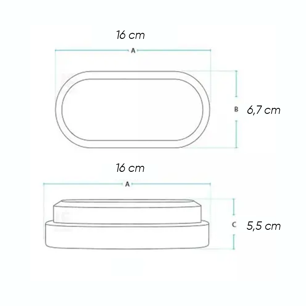 Arandela Led Externa Preta 5w Luz Branca Avant - 3