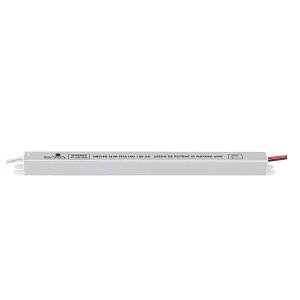 Driver Slim Fita Led 5A 12V Retangular Alumínio Gaya