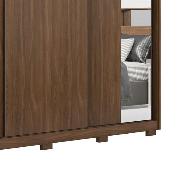 Guarda-Roupa Zanaris 267cm com 3 Portas de Correr Ambar OOL - 6