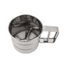 PENEIRA POLVILHADOR CANECA FARINHA INOX LUXO COM GATILHO - 2