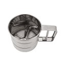 Ver imagem 2 de PENEIRA POLVILHADOR CANECA FARINHA INOX LUXO COM GATILHO