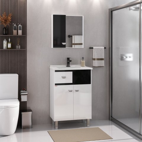 Conjunto para Banheiro Pop com Pés - Fabribam Gabinetes