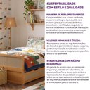 Ver imagem 5 de Cama Casal Madeira Maciça com Gavetas Magna Kids Casatema MadeiraOriginals Marrom/Natural