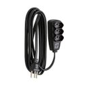 Ver imagem 1 de Extensão 3 Tomadas Preto 10A 2P+T 10 metros Daneva