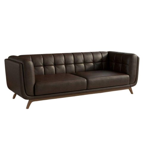 Sofa Living 2 Lugares Bellare 180 cm Pes Madeira Courino Tcs 721 Moll