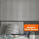 Ver imagem 5 de Placa Revestimento Adesiva Flexível para Parede Madeira Teca Cinza 60x300cm