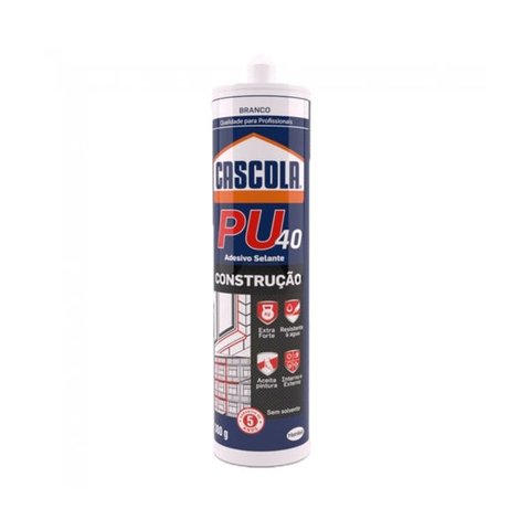 Adesivo Selante Cascola Pu40 Construção 380G Branco