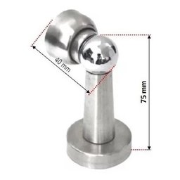 Prendedor de Porta em Aço Inox - 6