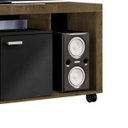 Ver imagem 5 de Rack Measo para TV até 52 Polegadas com 2 Portas Madeira Rústica/Preto Fosco Ool