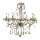 Ver imagem 1 de Lustre de Vidro Anjou 8 Braços Bella Iluminação