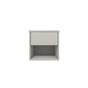 Ver imagem 4 de Mesa de Cabeceira Suspensa com 1 Gaveta e 1 Nicho 100% Mdf Plancasa:off White