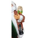 Ver imagem 3 de Papai Noel Sc Pres C-colete Xadrez Vm-vd 60cm Magizi