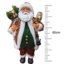 Ver imagem 6 de Papai Noel Sc Pres C-colete Xadrez Vm-vd 60cm Magizi