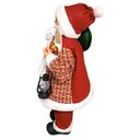 Ver imagem 4 de Papai Noel Sc Pres C-colete Xadrez Vm-vd 60cm Magizi