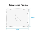 Ver imagem 7 de Kit 6 Pçs Travesseiro Adulto Premium Hipercal 200 Fios 70x50cm Silicone Hipoalergênico Macio 500gr: 