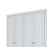 Guarda-Roupa Anlur 262cm com 6 Portas e 4 Gavetas Branco Hp Dst - 4