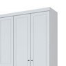Guarda-Roupa Anlur 262cm com 6 Portas e 4 Gavetas Branco Hp Dst - 3