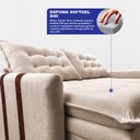 Ver imagem 2 de Sofá Baú sem Caixa Retrátil 1,80m Softgel Petit Boucle Cama Inbox
