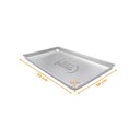 Ver imagem 3 de KIT - 3 Formas Assadeiras Lisa Estampada 0,6mm Pão Doce Alumínio 58 x 70 x 3,5 - Imeca