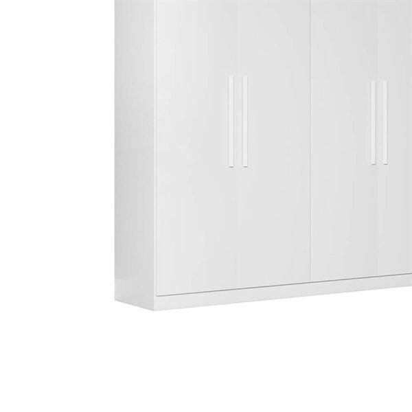 Guarda-Roupa Quereto com 6 Portas Branco OOL - 5