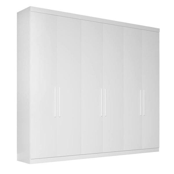 Guarda-Roupa Quereto com 6 Portas Branco OOL - 1