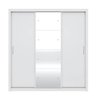 Guarda-Roupa Estancy com 3 Portas de Correr Branco Dst - 2