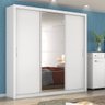 Guarda-Roupa Estancy com 3 Portas de Correr Branco Dst - 10