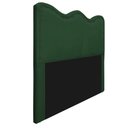Ver imagem 1 de Cabeceira King Bari P02 195 cm Para Cama Box Verde
