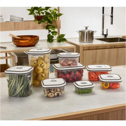 Conjunto de 08 Potes Herméticos de Plástico Redondo Electrolux - 3