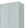 Guarda-Roupa Theo 136cm com 3 Portas e 2 Gavetas 100% MDF Menta/Nature - 4