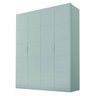 Guarda-Roupa Encanto 168cm com 4 Portas e 3 Gavetas 100% MDF Menta Acetinado OOL - 2