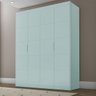 Guarda-Roupa Encanto 168cm com 4 Portas e 3 Gavetas 100% MDF Menta Acetinado OOL - 9
