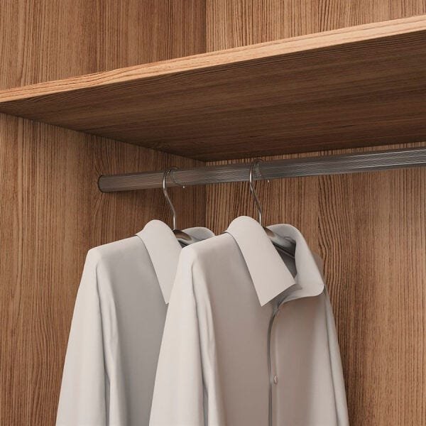 Guarda-Roupa Nirandir 246cm com 3 Portas Freijó / Branco OOL - 8