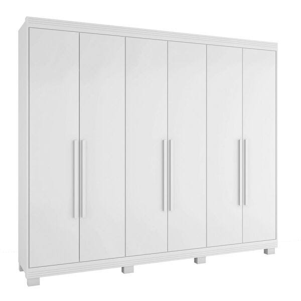 Guarda-Roupa Morim 274cm com 6 Portas Branco OOL - 1