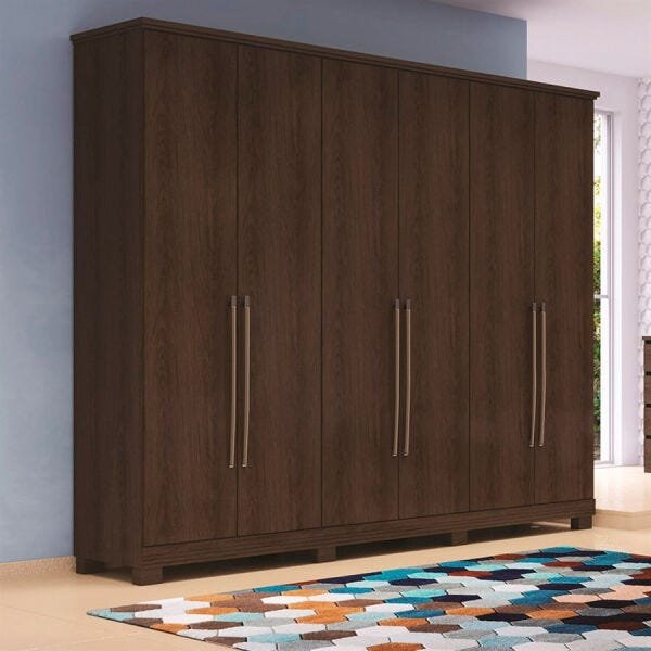 Guarda-Roupa Lombardy 274cm com 6 Portas Tauari OOL - 10